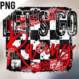 let-go-racing-checkered-watercolor-nascar-png-jpg-digital-design-for-sublimation